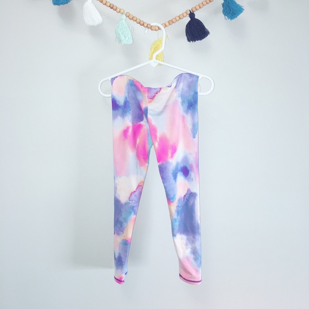 Thread 4 Thought watercolor leggings